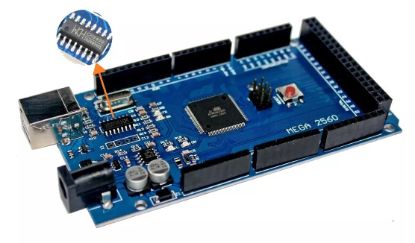 تصویر  ماژول آردوینو مگا Arduino mega 2560 CH340G