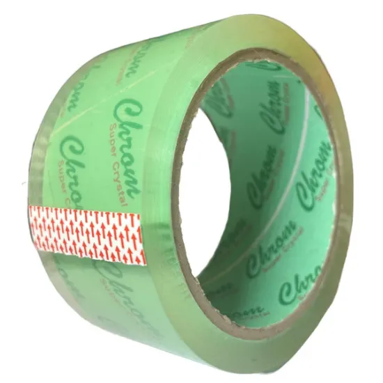 نوار چسب پهن کروم سبز 32 میکرون 90 یارد (چسب پهن کریستال به پهنای ۵ سانت)chrom