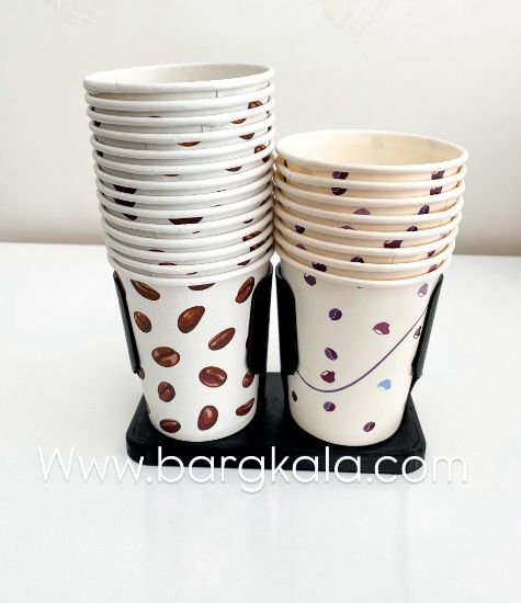 جا لیوانی دوتایی برای کافی بار و دفتر و مطب