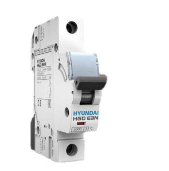 کنتاکتور کلید مینیاتوری هیوندای 10 آمپر تک فاز hgd63n