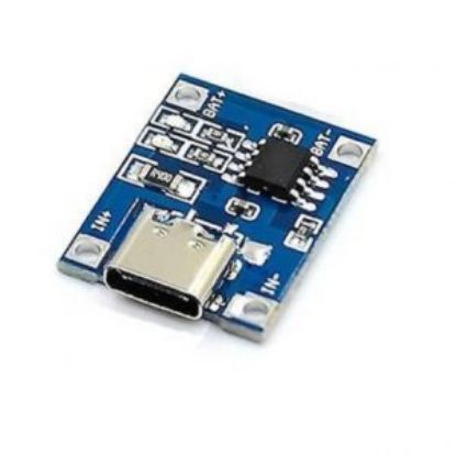 ماژول شارژر باتری لیتیومی 1 آمپر TP4056 با ورودی USB TYPE-C